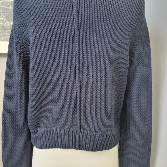 Women's Navy Sweater - Picture 8 of 16